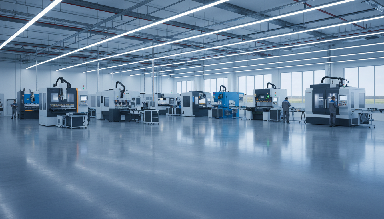 Modern manufacturing facility